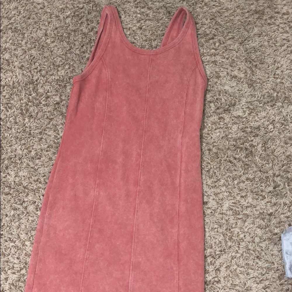 Pink short dress